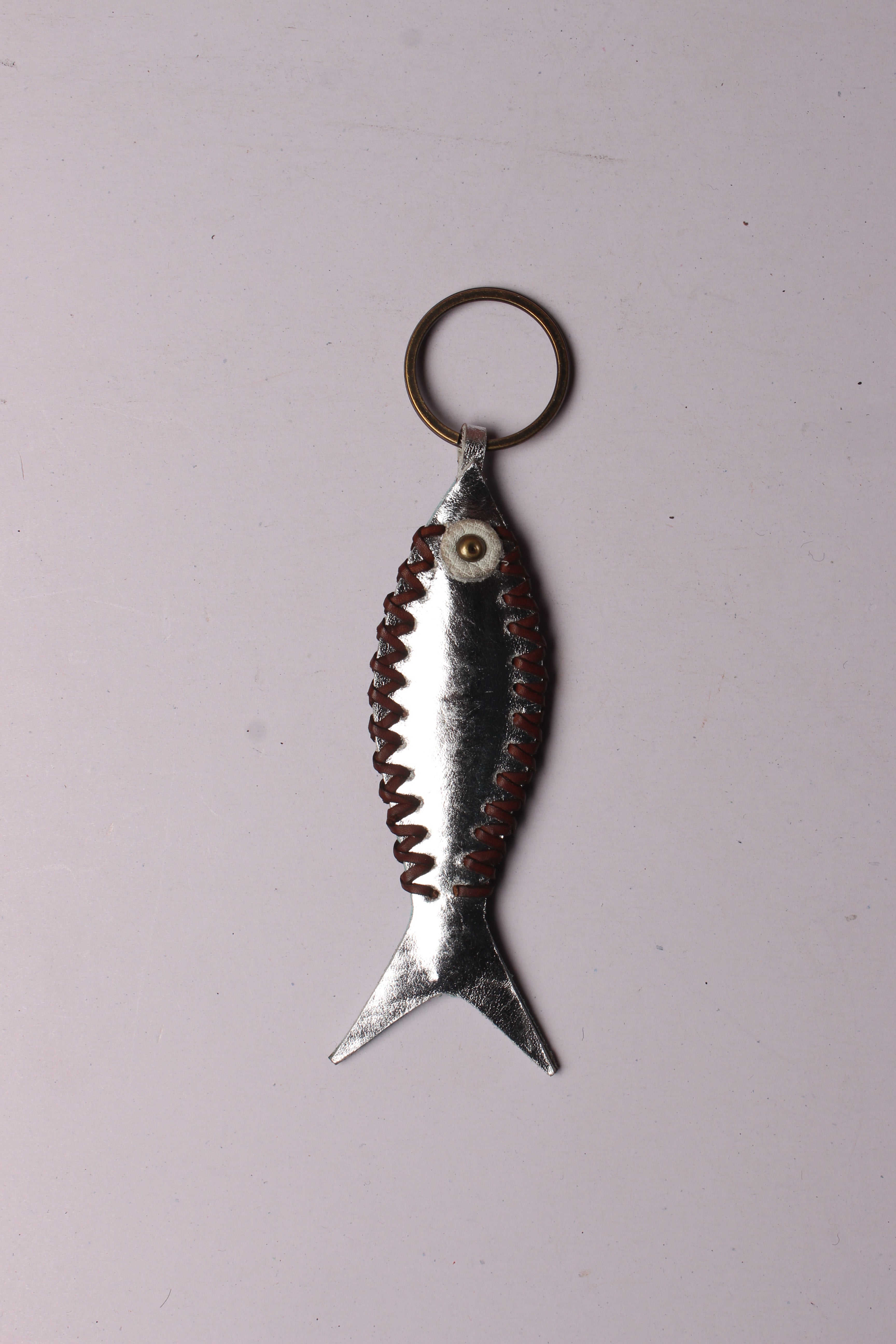 Leather Keychain – Natural Handcrafted