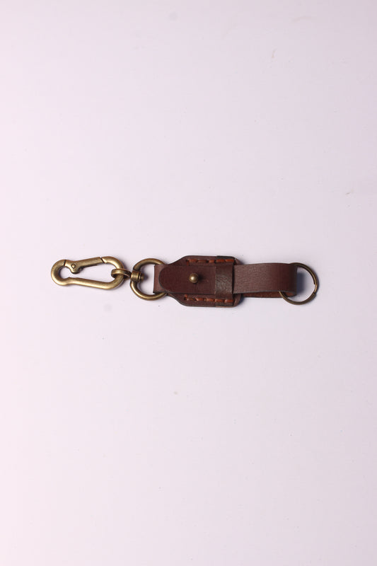 Handcrafted Leather Keychain: Timeless Elegance for Your Keys