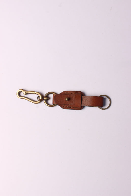 Handcrafted Leather Keychain: Timeless Elegance for Your Keys