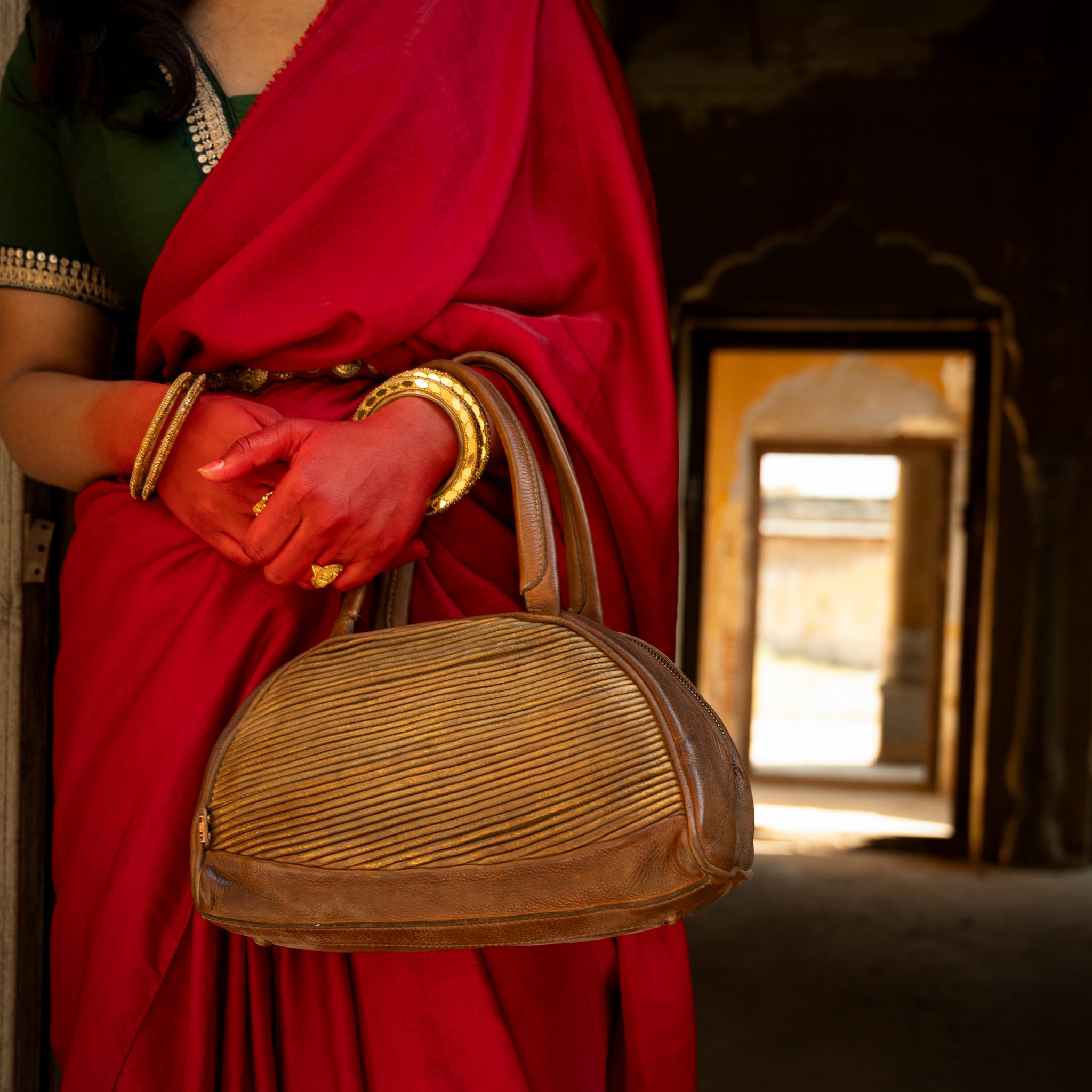 Cosette: Art N Vintage Brown Leather Bag