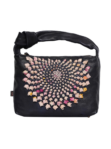 Midnight Craft Leather Shoulder Bag
