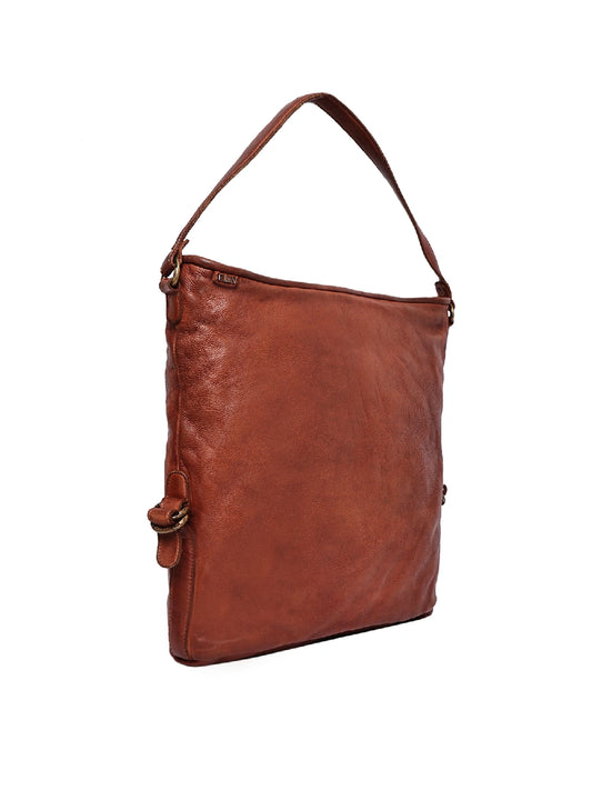 Heritage Tan Handcrafted Leather Shoulder Bag