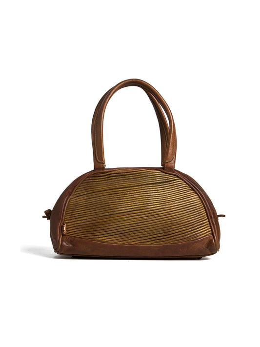 Cosette: Art N Vintage Brown Leather Bag