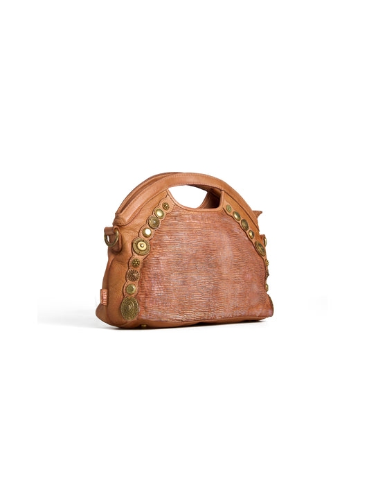 SILVIA: Womens Real Leather Handbag By Art N Vintage