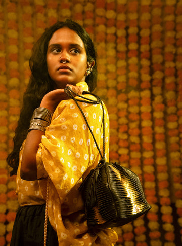 Premade Perfection: Red Leather Crossbody Clutch in Unique Shape