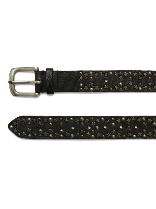 Black Star Studded Belt For Women By Art N Vintage